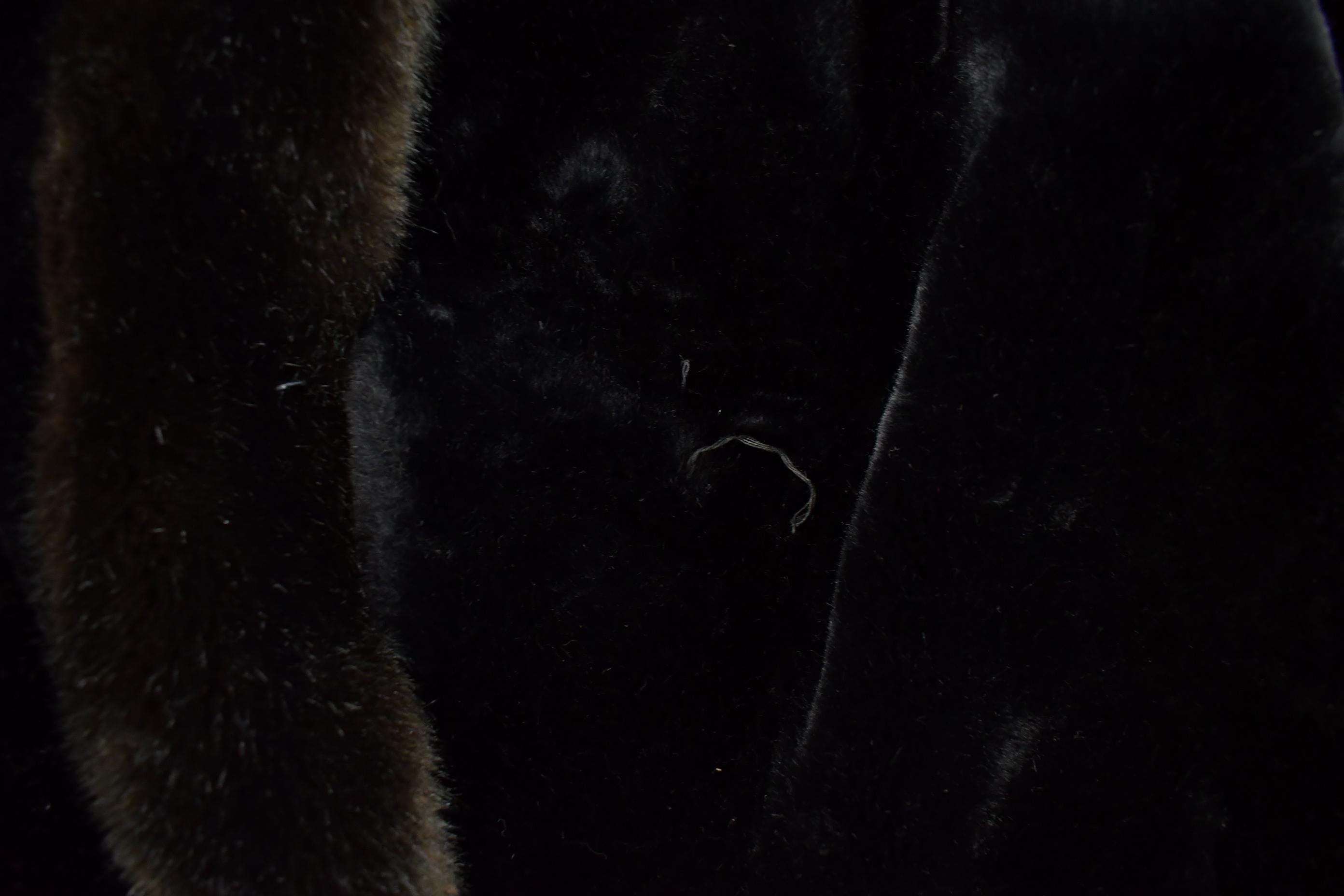 Vintage 1970s Sheered Beaver Fur Coat Women's Small