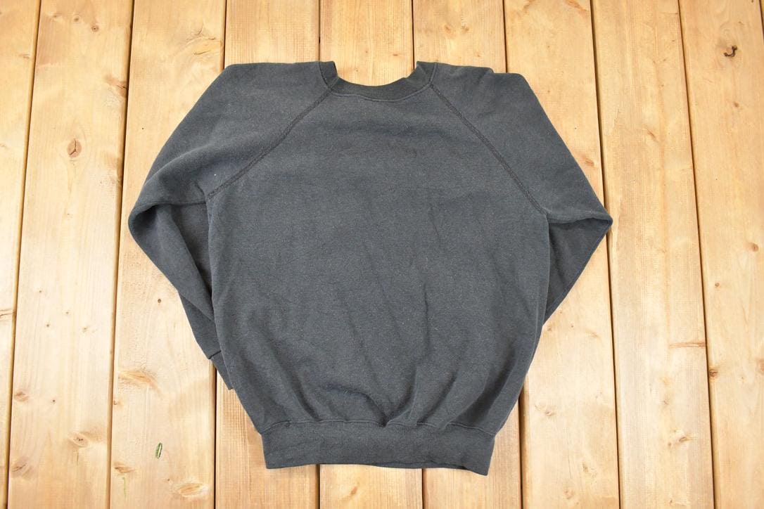 Vintage 1990s Ruff Cut Graphic Print Crewneck Sweatshirt Men's M