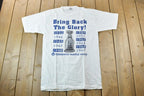 Vintage 1990s Toronto Maple Leafs Bring The Glory Back Stanley Cup NHL Graphic T-Shirt