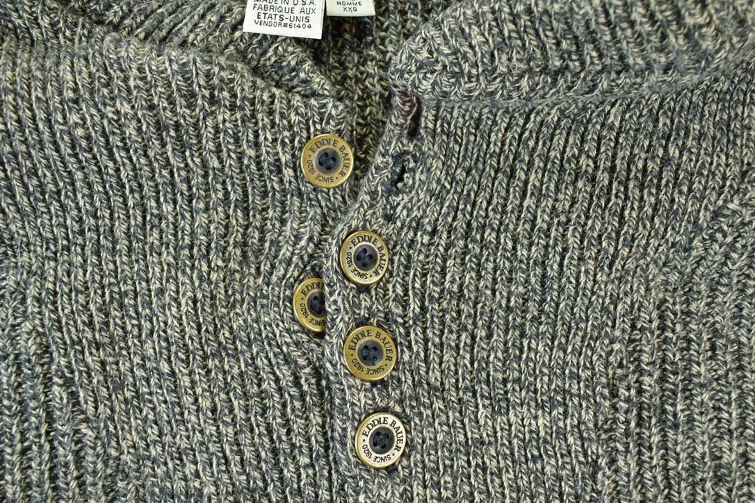 Vintage 1990s Eddie Bauer Heavy Knit Crewneck Sweater