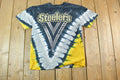 Vintage 1990s Pittsburgh Steelers Tye Dye NFL Graphic T-Shirt