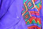 Vintage 1990s Lavon Fancy Pattern Windbreaker Ski Jacket