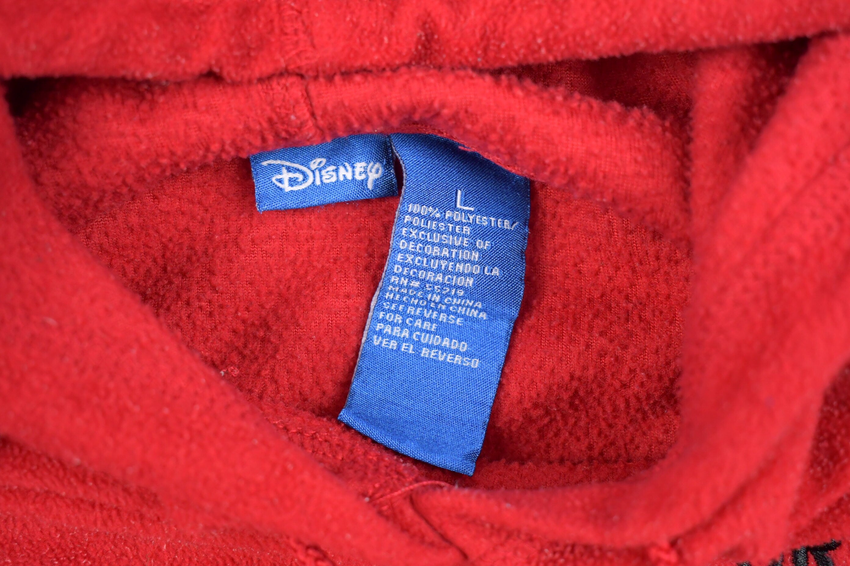 Vintage 1990s Disney Grumpy Dwarf Graphic Fleece Hoodie