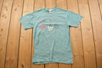 Vintage 90's Birds and Flowers Cute Animal Themed T-Shirt