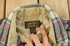 Vintage 1980s Eddie Bauer Wool Flannel Button Up Shirt Men's Large /