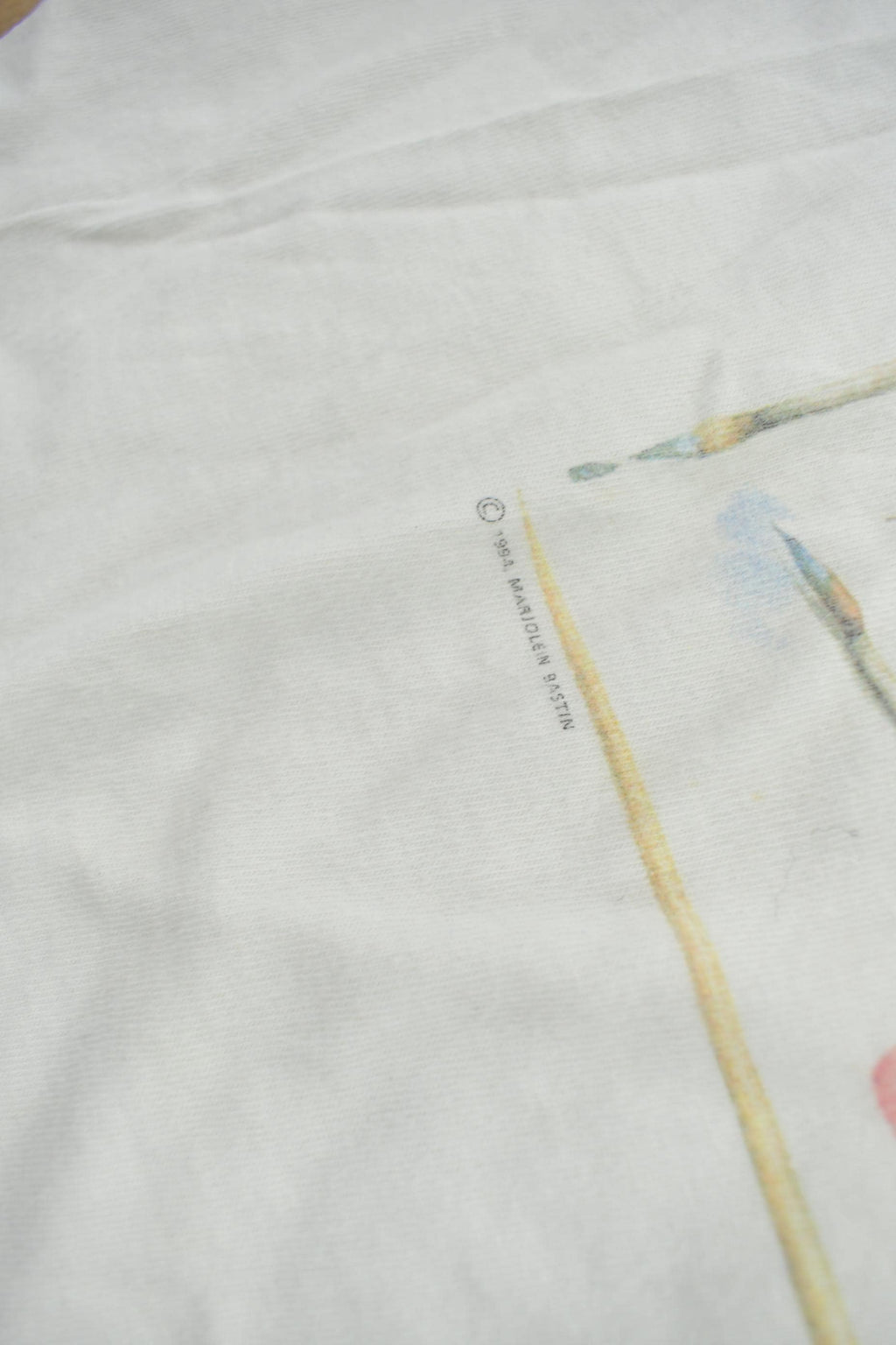 Vintage 1994 Flowers Graphic Hallmark T Shirt