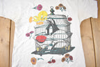 Vintage 1995 Tweety Bird & Sylvester Looney Tunes Cartoon Graphic T-Shirt Made In USA