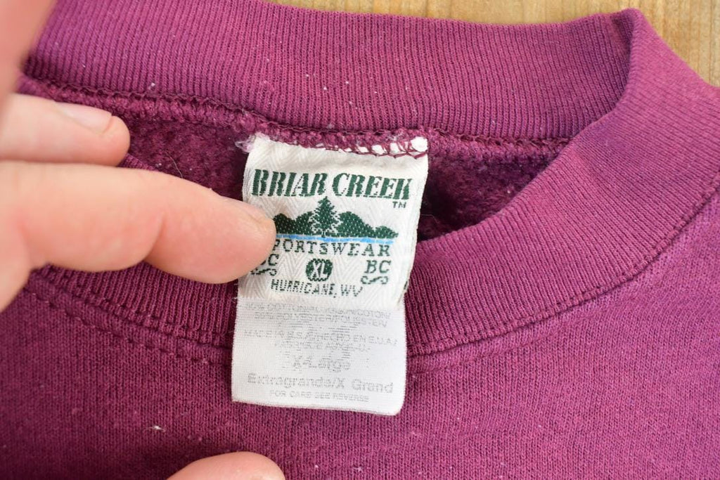Vintage 1990s Classic American Wilderness Deer Outdoorsman Crew Neck Sweatshirt