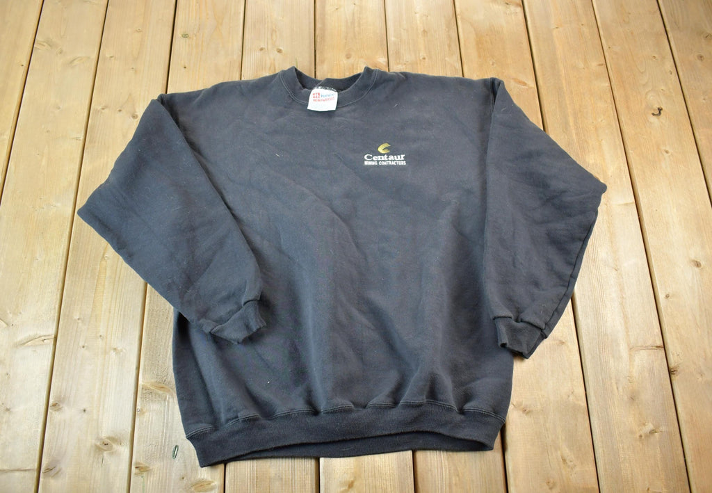 Vintage 1990s Centaur Mining Souvenir Crew Neck Heavyweight Sweatshirt
