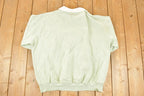 Vintage 1990s Grapevine Birds Cute Cartoon Collared Sweatshirt Women's 3X