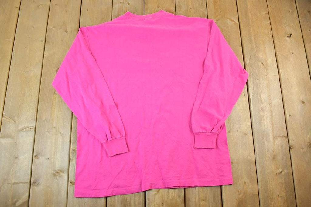 Vintage 1990s Duluth Public Library Souvenir Single Stitch Graphic Print Long Sleeve T-Shirt Made In USA