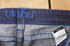 Vintage Deadstock Y2K Grace In LA Bedazzle Western Bootcut Low Rise Jeans Women's Size 26 x 32