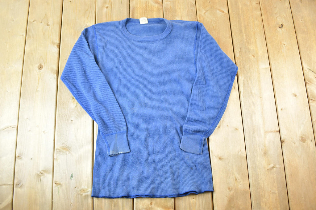 Vintage 1990s Northwest Territory Waffle Knit Souvenir thermal Shirt Men's S