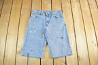 Vintage 1990s Carhartt Distressed Denim Shorts Men's 31