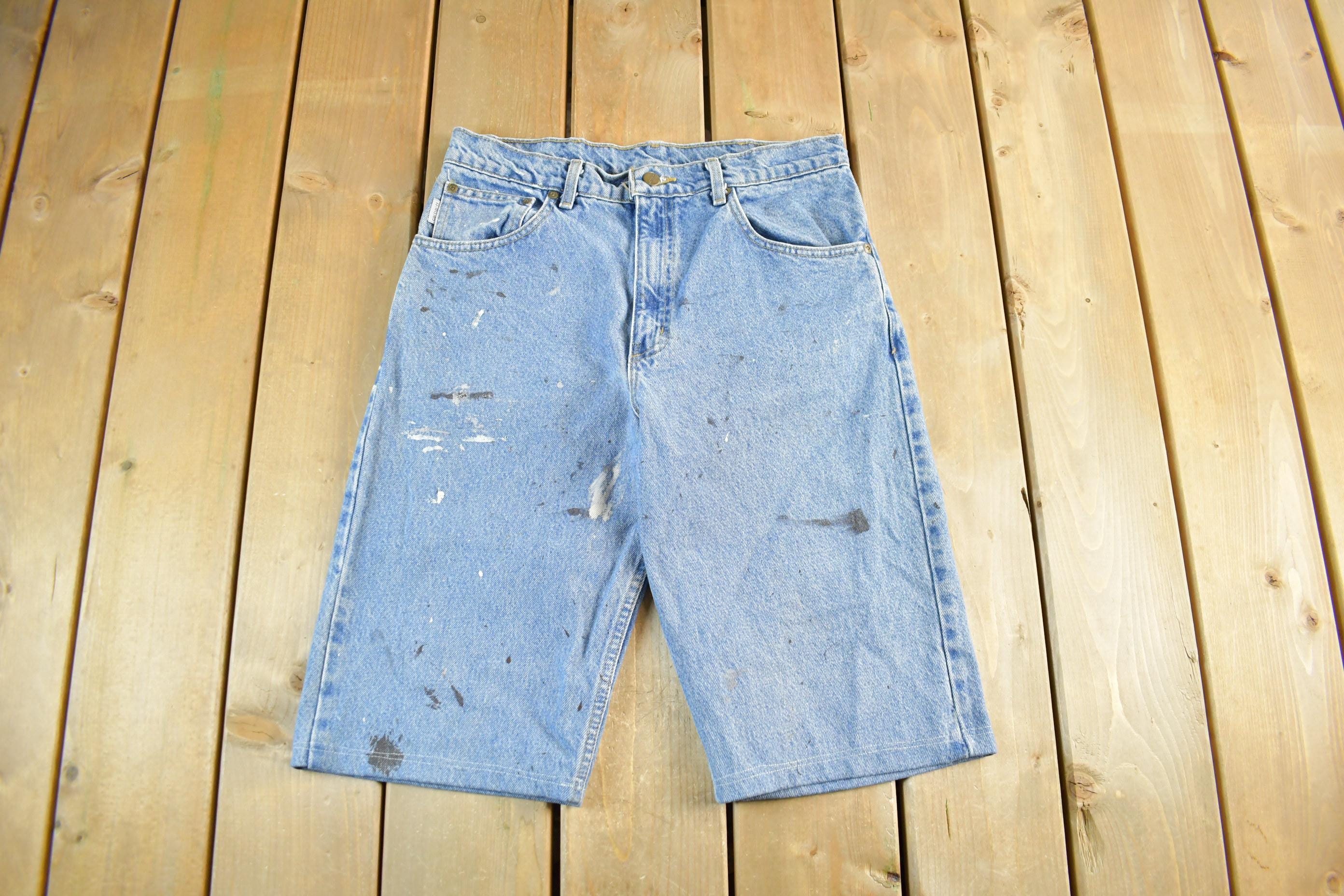 Vintage 1990s Carhartt Distressed Denim Shorts Men's 31