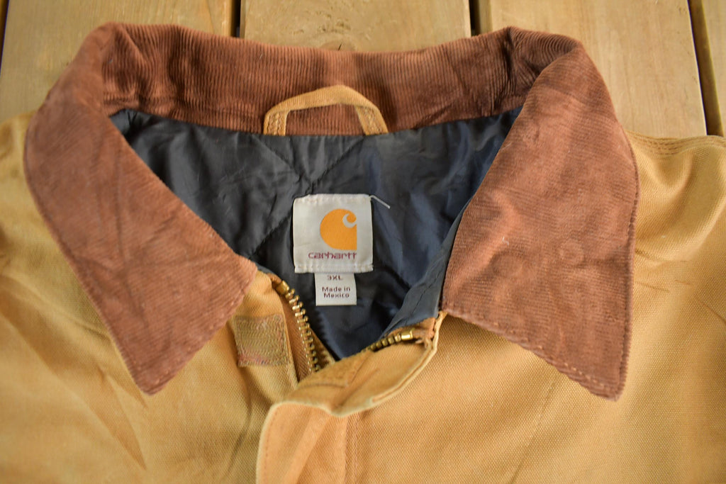 Vintage 2000s Carhartt Canvas Work Jacket Mens 3XL