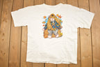 Vintage 1990s Cute Autumn Themed Graphic T Shirt