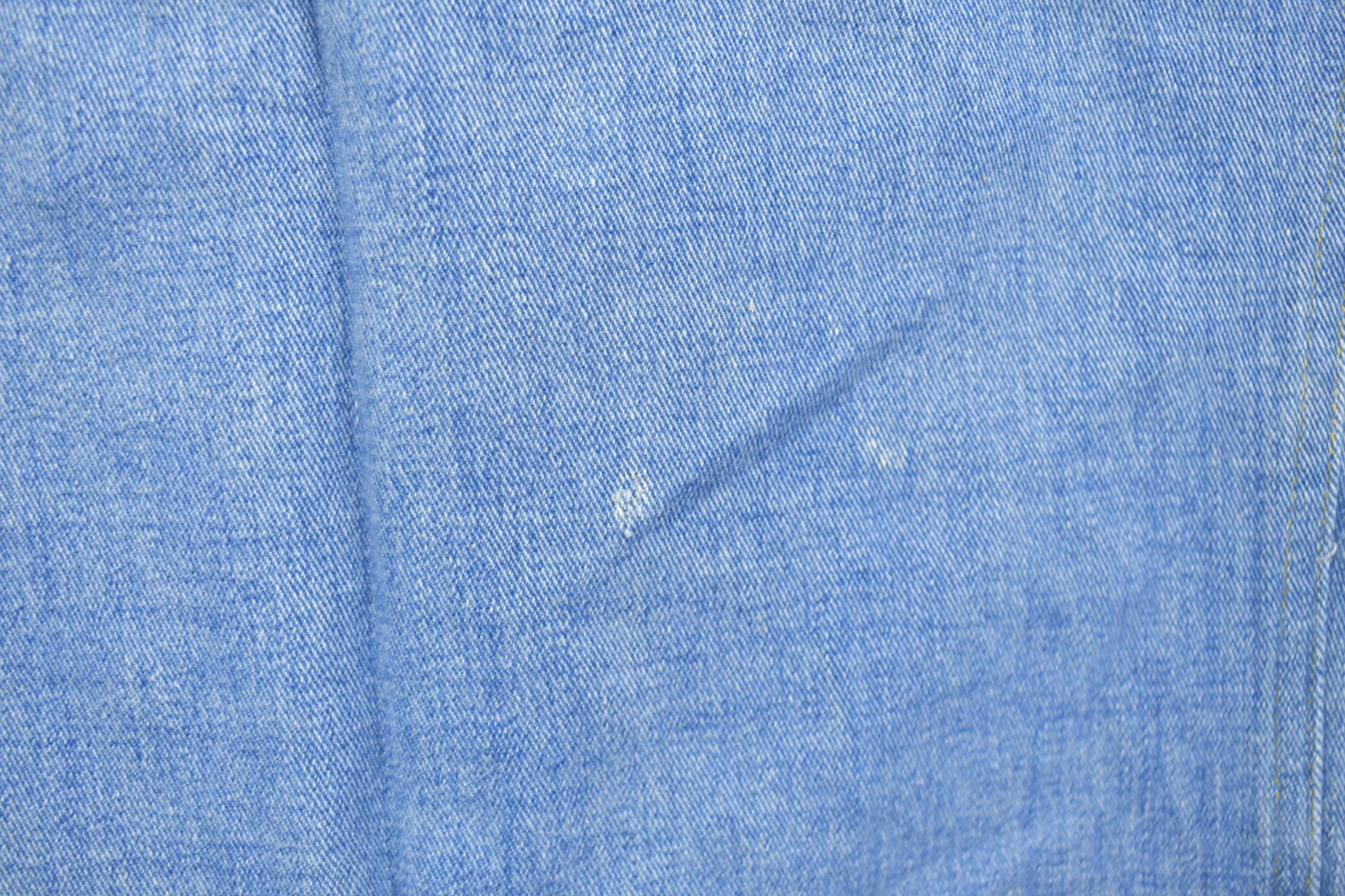 Vintage 1990s Blank Denim Button Up Shirt