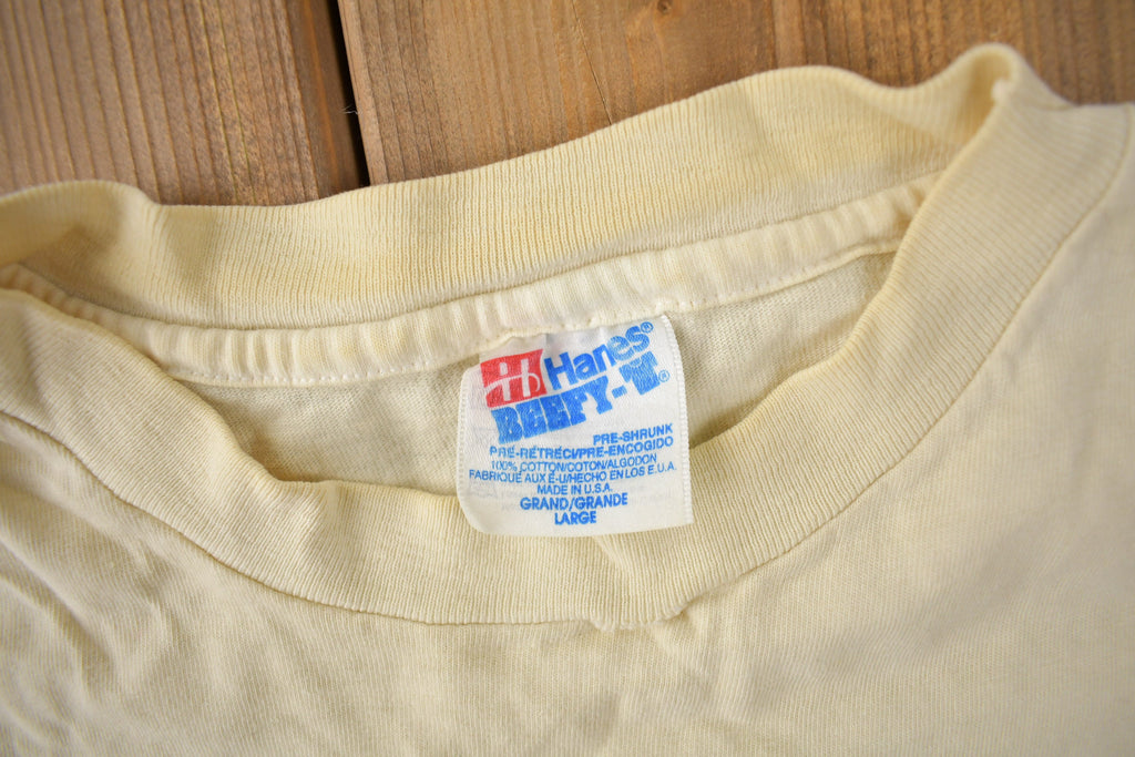 Vintage 1990s Body & Mind Health And Fitness Single Stitch Graphic T Shirt Made In USA