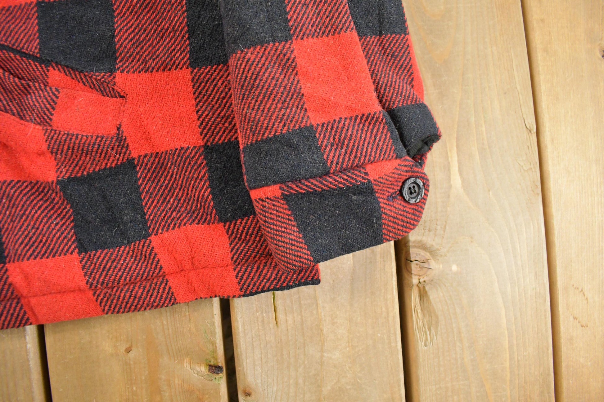Vintage 1980s Weatherboard Insulated Flannel Jacket Men's Large / Shacket / 80s Plaid Outdoors / Heavyweight / True Vintage
