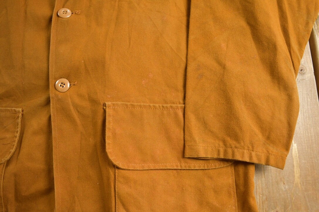 Vintage 1980s Saftbak Hunting Canvas Blazer Jacket