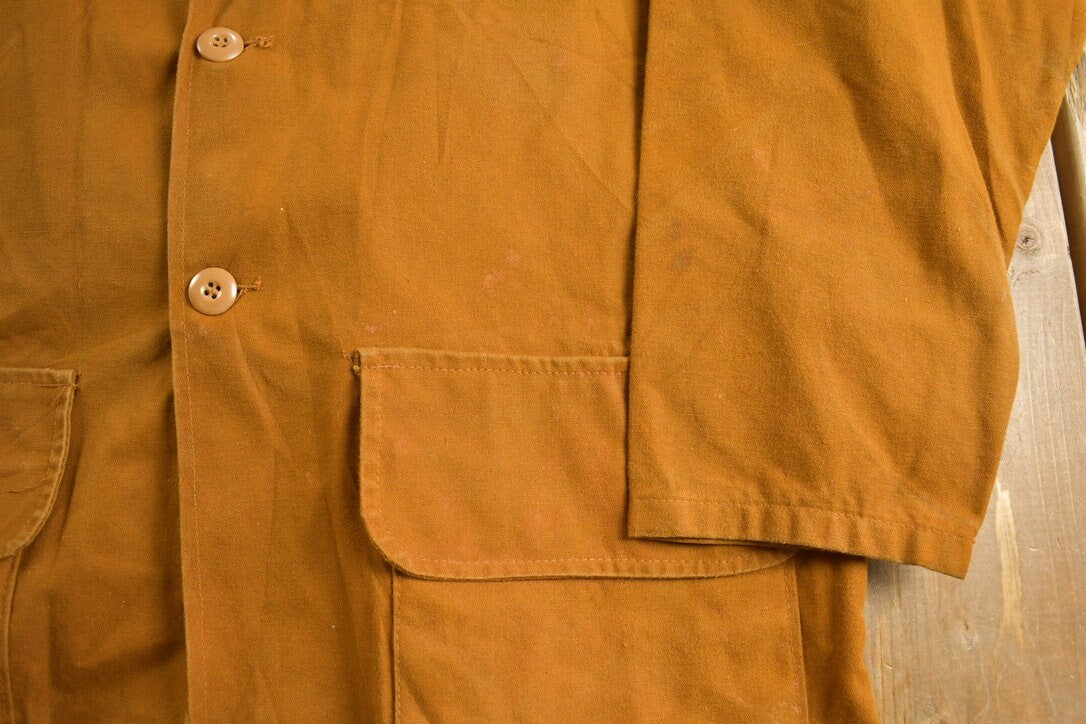 Vintage 1980s Saftbak Hunting Canvas Blazer Jacket