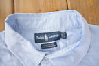 Vintage 1990s Ralph Lauren Button Up Classic Oxford Dress Shirt