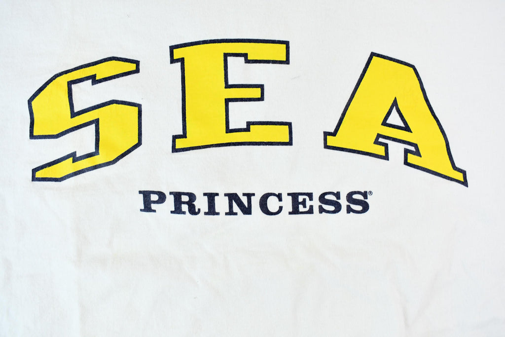 Vintage 1990s Princess Cruises Collection Sea Princess Single Stitch Graphic T-Shirt