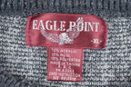 Vintage 1990s Eagle Point Knitted Sweater  Vintage 90s Crewneck  Pattern Sweater  Outdoor  Hand Knit  Pullover Sweatshirt