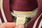 Vintage 1980s Hartwell Transportation Board Satin Bomber Jacket