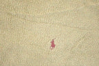 Vintage 1990s Polo By Ralph Lauren Tan Knit Crewneck Sweater Mens L