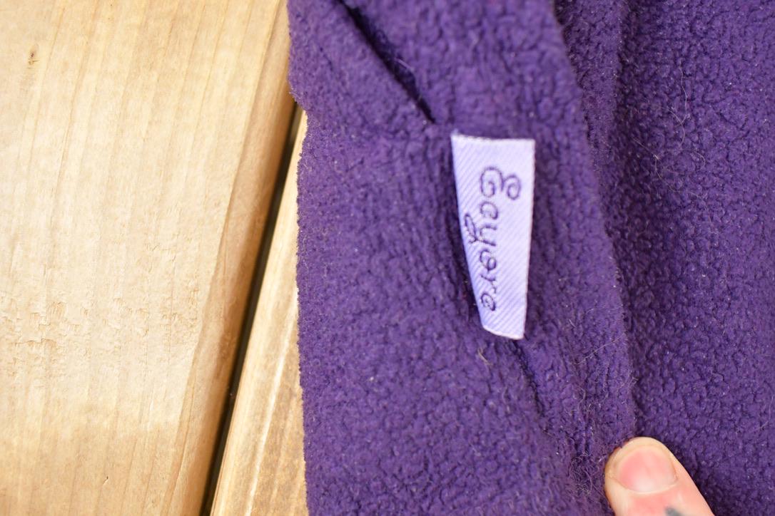 Vintage 1990s Disney Eeyore Winnie The Pooh Fleece Quarter Zip Sweater Women's M / Vintage Mickey Mouse Sweatshirt / Cartoon Sweater