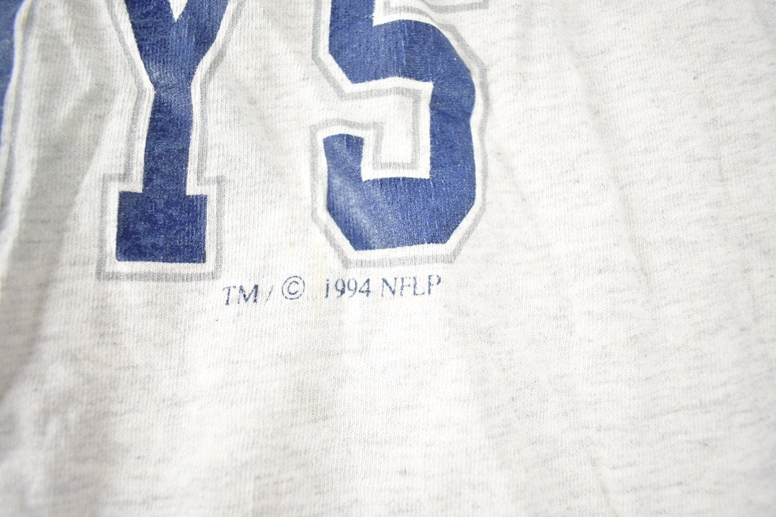 Vintage 1994 NFL Football Dallas Cowboys Graphic T-Shirt Made In USA