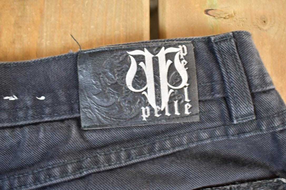 Vintage 1990s Pelle Pelle Hip Hop Denim Jeans Size 36 xs 34