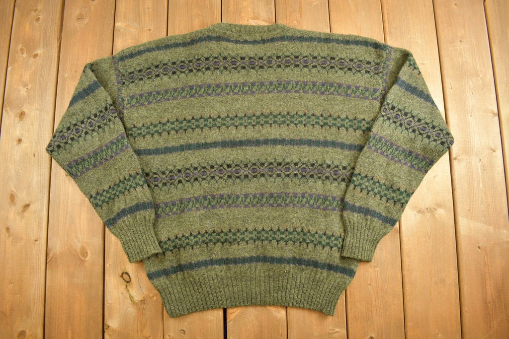Vintage 1990s Steel Sport Wool Crewneck Sweater