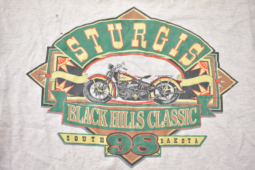 Vintage 1998 Sturgis Black Hills Rally Motorcycle T-Shirt