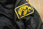 Vintage 1990s Iowa Hawkeyes NCAA Collegiate Satin Bomber Jacket
