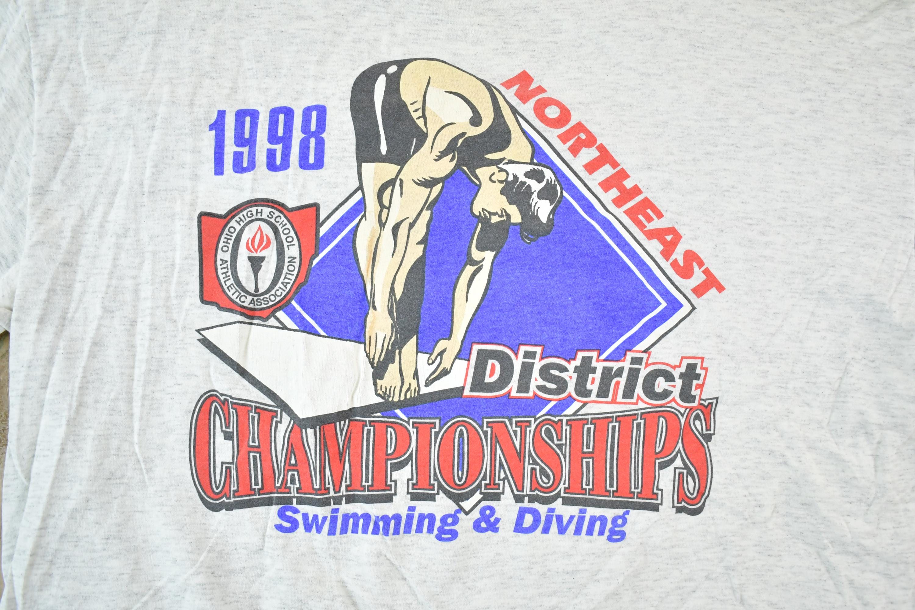 Vintage 1998 Northeast District Championships Souvenir FAB T-Shirt Men's M