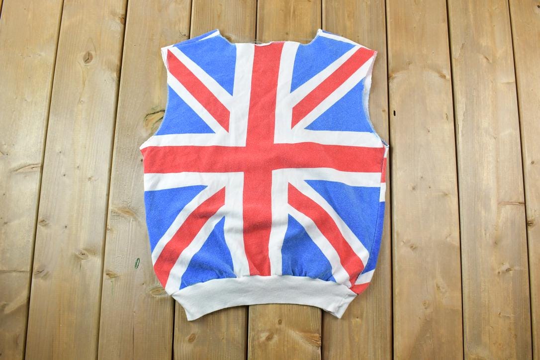 Vintage 1990s British Flag AOP Souvenir T-Shirt