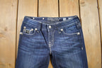 Vintage Y2K Miss Me Bedazzled Low Rise Jeans Size 26x33
