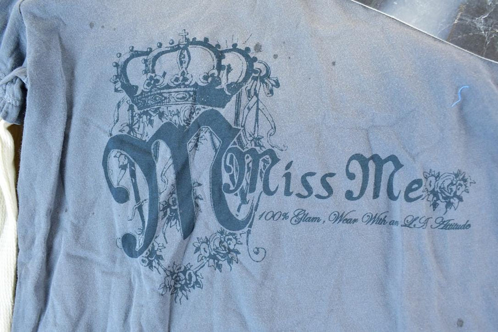 Women Vintage Deadstock Vigoss Y2K Argyle Lion Double Sleeve T-Shirt