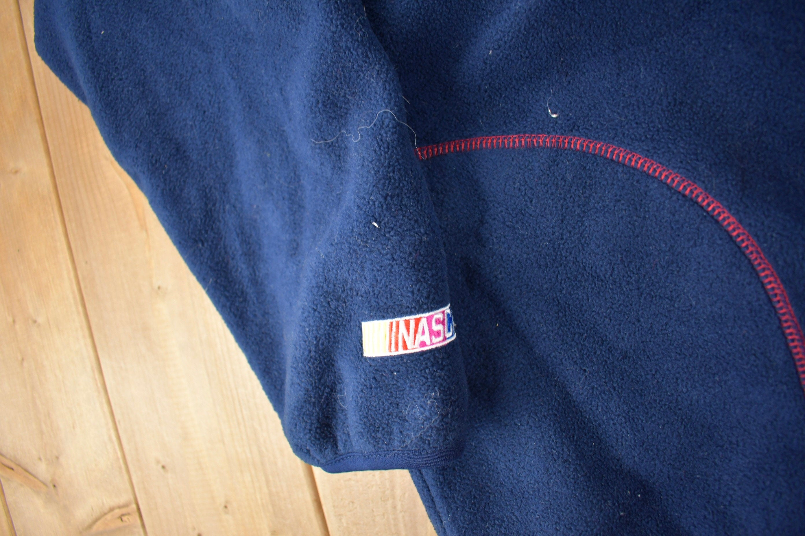 Vintage 1990s Jeff Gordon Nascar Quarter Zip Fleece Sweater