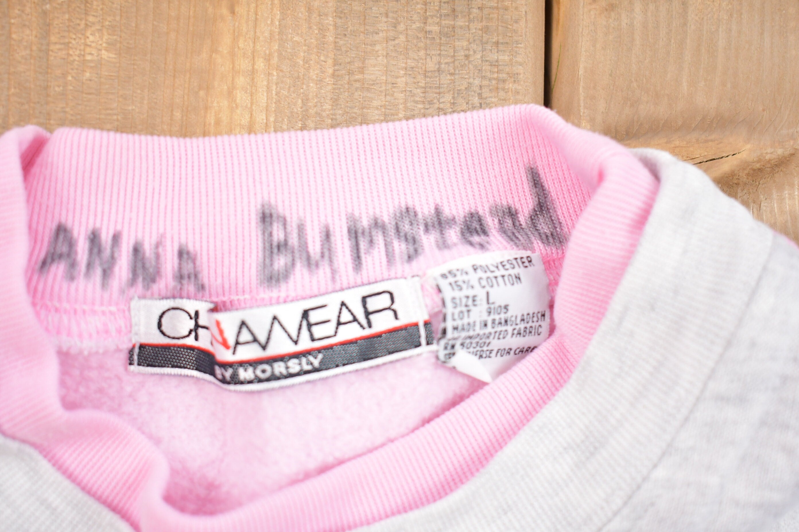 Vintage 1990s Color Block Crewneck Sweatshirt