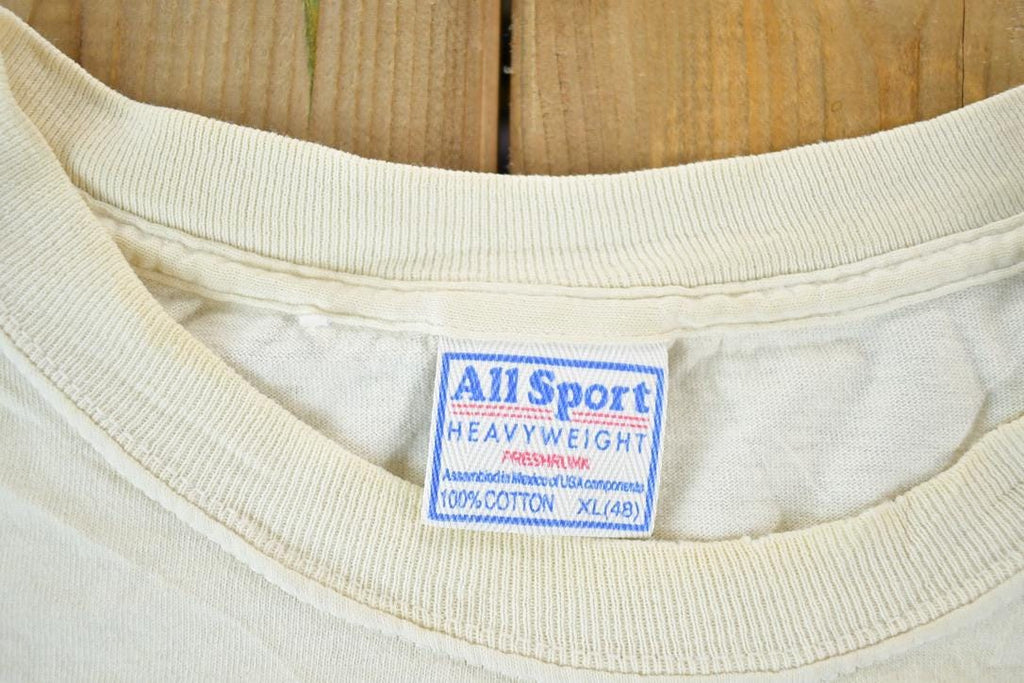 Vintage 1990s American Red Cross Give Blood Souvenir Single Stitch Graphic Print T-Shirt Made In USA