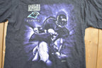 Vintage 1998 Carolina Panthers Ridell NFL Graphic T-Shirt