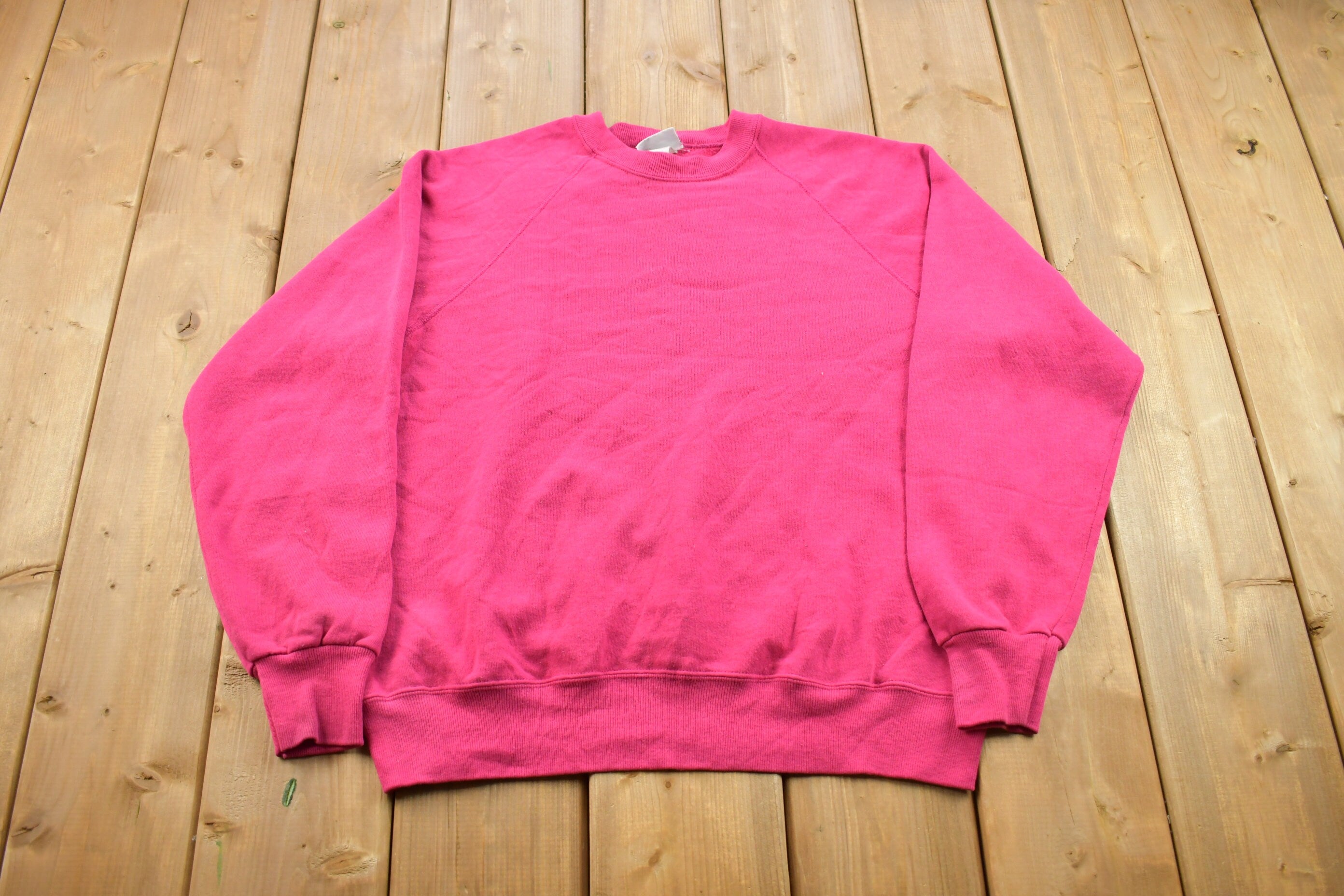 Vintage 1990s Blank Colorful Crewneck Sweatshirt