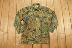 Vintage 1990s Cabela's For Kids Tree Camouflage Button Up Shirt
