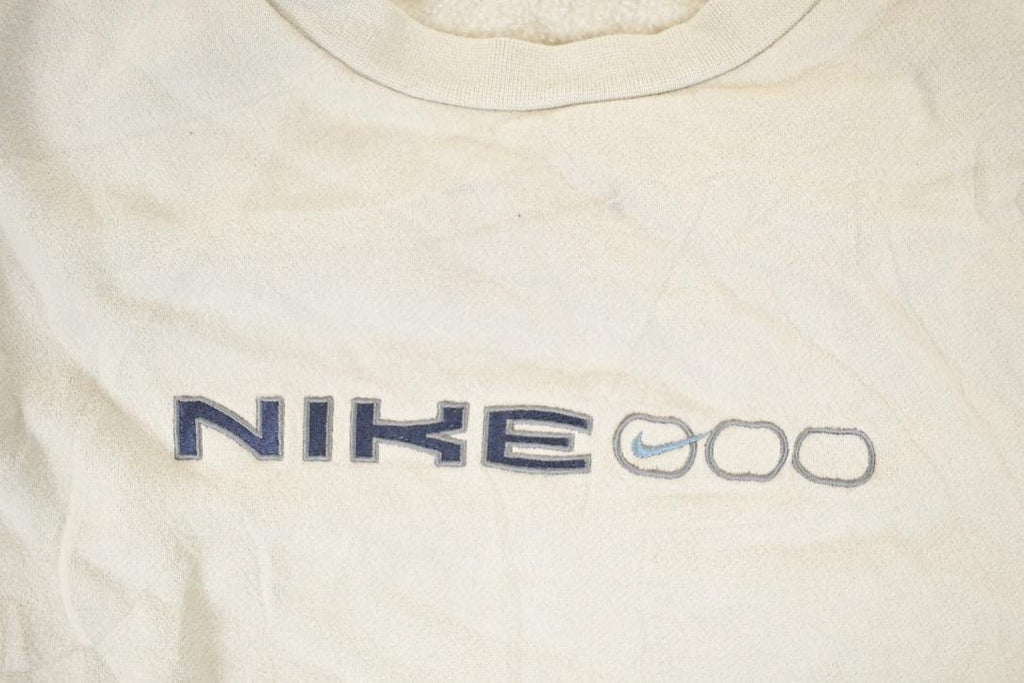 Vintage Y2K Nike Embroidered Mini Swoosh Sweatshirt Men's XL