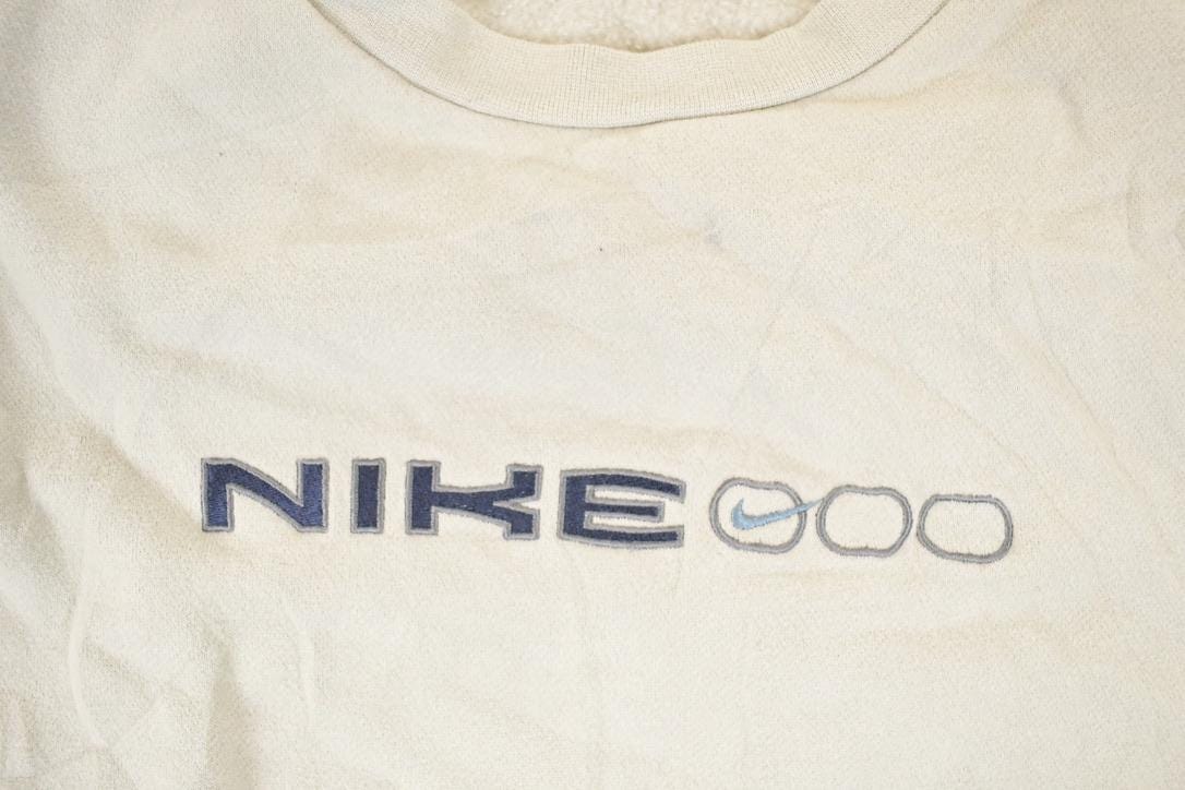 Vintage Y2K Nike Embroidered Mini Swoosh Sweatshirt Men's XL