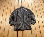 Vintage 1980s Mario Zeli Leather Jacket